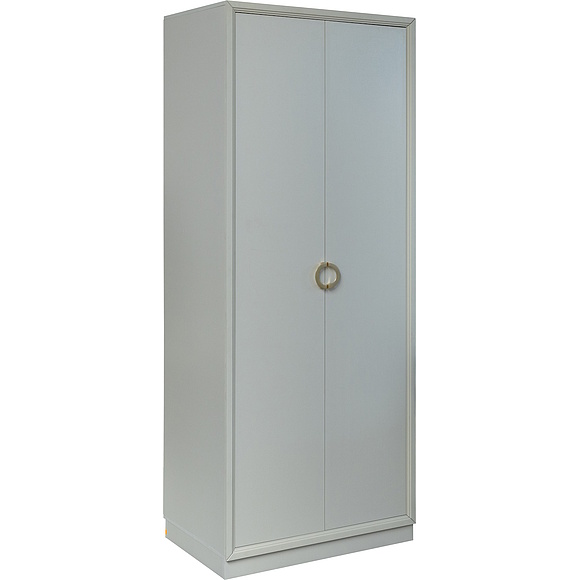 Шкаф для одежды 2д «Флора» П6.980.1.06, Материал: ЛДСП, Цвет: Пепел