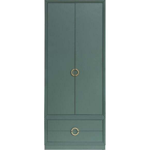 Шкаф для одежды 2д «Флора» П6.980.1.01, Материал: ЛДСП, Цвет: Зелёный самшит
