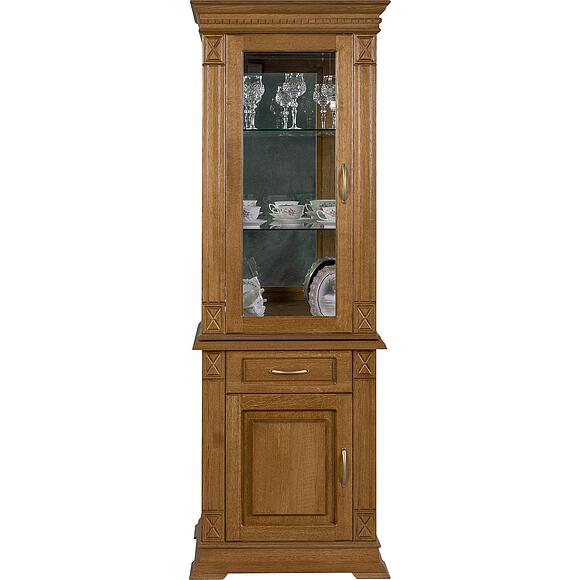 Шкаф комбинированный «Верди Классик» П1.0487.0.34-01, Материал: Массив (дуб), Цвет: Дуб рустикаль