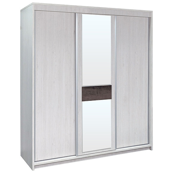 Шкаф-купе 3д «Сорренто» П6.949.1.01, Материал: ЛДСП, Цвет: Дуб Бордо лайт + Дуб Монастырский	