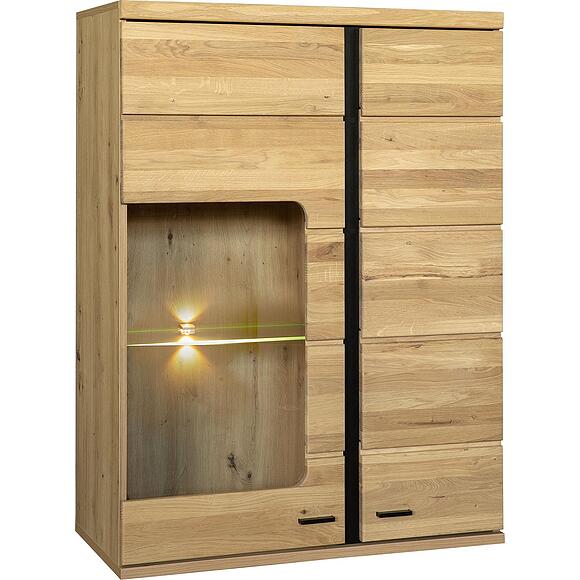 Шкаф навесной «Сонос Сити» П8.0572.0.11, Материал: Массив (дуб), Цвет: Дуб натуральный (Shkaf_navesnoi_Sonos_P572-11_dyb_natyralnii-chernii-1.jpg) Шкаф навесной «Сонос Сити» П8.0572.0.11, Материал: Массив (дуб), Цвет: Дуб натуральный