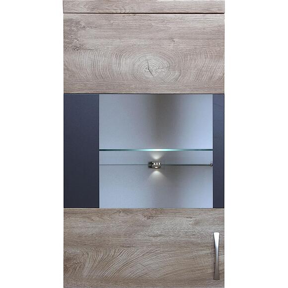 თარო საკიდი «ამარანტი» პ563.07-01, ადგილი: ლდსპ, ფერი: მუხა თამბაქო სინქრო + შაგრენის გრაფიტი