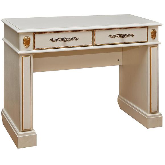 მაგიდა «მილანა 23ტს» პ4.265.1.23(294.23ს), ადგილი: მასიური მუხა, ფერი: სპილოს ძვლის ფერი ოქროსფერი ორნამენტებით (Slonovaya_kost_s_zolocheniem_Stol_Milana_23Ts_P294-23s.jpg) მაგიდა «მილანა 23ტს» პ4.265.1.23(294.23ს), ადგილი: მასიური მუხა, ფერი: სპილოს ძვლის ფერი ოქროსფერი ორნამენტებით