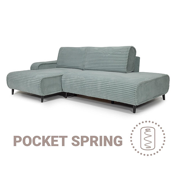 კუთხის დივანი «სპირიტი» (3მლ/რ6რ/ლ), ადგილი: ნაჭერი, ტყავის ჯგუფი: 19 ჯგუფი