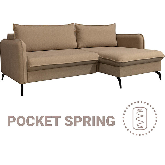 Угловой диван «Стефано» (2мL/R6R/L), Материал: Ткань, Группа ткани: 20 группа, Механизм трансформации: с механизмом