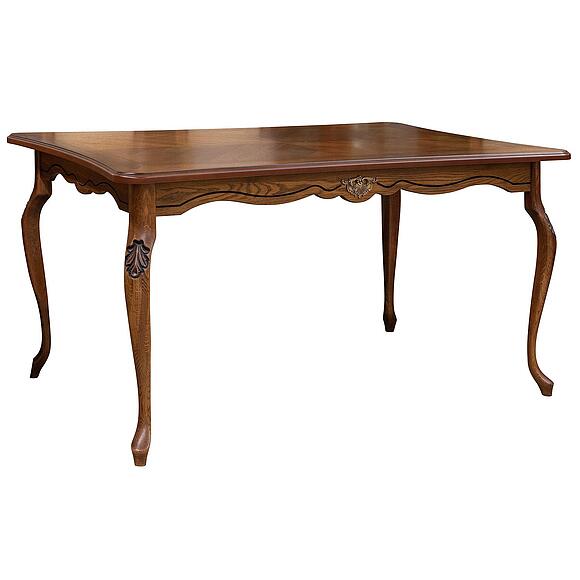 Стол обеденный «Алези» П1.350.4.05 (П353.05), Материал: Массив (дуб), Цвет: Античная бронза