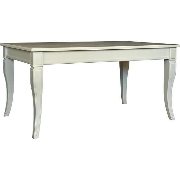 სასადილო მაგიდა «კინგი» პ4.193.4.03 (პ613.03), ადგილი: მასიური მუხა, ფერი: სპილოს ძვლის ფერი