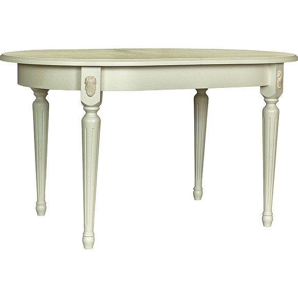 Стол «Милана 10» П4.265.0.24(313.02), Материал: Массив (дуб), Цвет: Слоновая кость