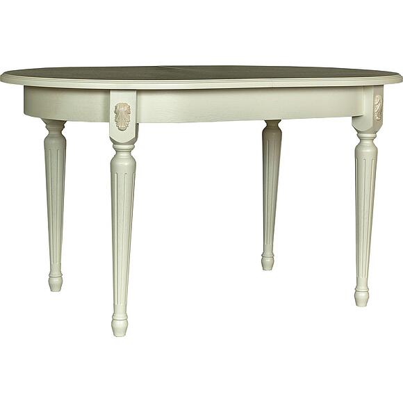 Стол «Милана 10» П4.265.0.24(313.02), Материал: Массив (дуб), Цвет: Слоновая кость