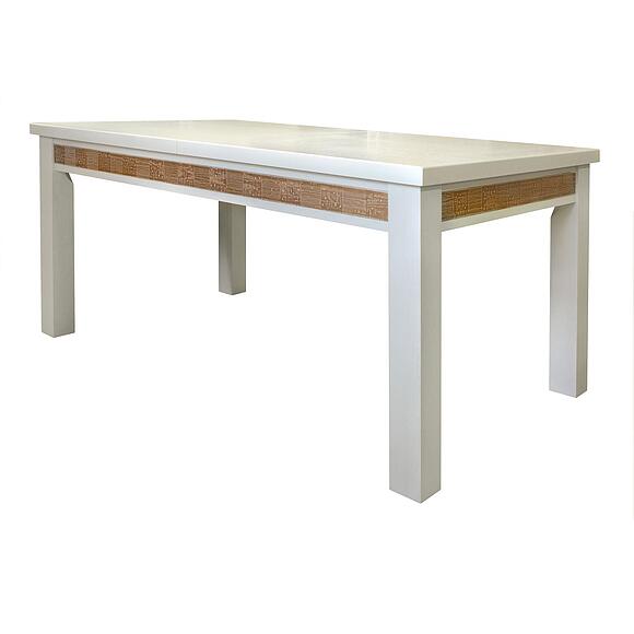 Стол «Тунис 1Р» П6.343.4.02 (П352.02), Материал: МДФ+шпон, Цвет: Слоновая кость с золочением (Stol_Tunis1R_P352-02_Slonovaya_kost_s_zolotom.jpg) Стол «Тунис 1Р» П6.343.4.02 (П352.02), Материал: МДФ+шпон, Цвет: Слоновая кость с золочением