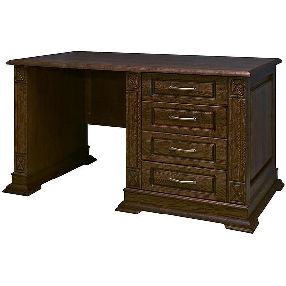 საწერი მაგიდა «ვერდი კლასიკი» პ3.0487.2.09, ადგილი: მასიური მუხა, ფერი: ბლისფერი