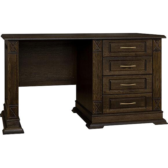 საწერი მაგიდა «ვერდი კლასიკი» პ3.0487.2.09, ადგილი: მასიური მუხა, ფერი: ვენგე