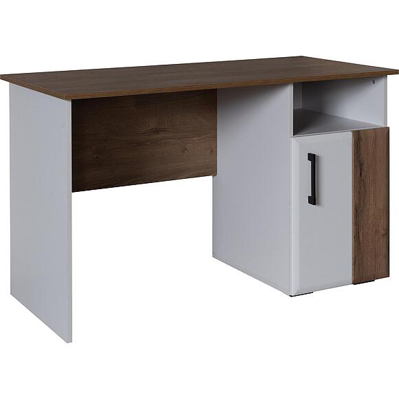 Стол письменный «Ариста» П3.593.2.42, Материал: ЛДСП, Цвет: Беж Нубук + Дуб Артизан Трюфель (Stol_pismennii_Arista_P3-593-1-42_bezhnubuk-dub_artizan_trufelnii.jpg) Стол письменный «Ариста» П3.593.2.42, Материал: ЛДСП, Цвет: Беж Нубук + Дуб Артизан Трюфель