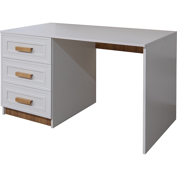 Стол письменный «Порта» П7.061.1.51, ადგილი: ლდსპ+მდფ, ფერი: Белый + Кедр Орегон