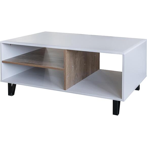 Стол журнальный «Ариста» П3.593.0.09, Материал: ЛДСП, Цвет: Беж Нубук + Дуб Артизан Трюфель (Stol_zhurnalnyj_Arista_P3-593-0-08.jpg) Стол журнальный «Ариста» П3.593.0.09, Материал: ЛДСП, Цвет: Беж Нубук + Дуб Артизан Трюфель