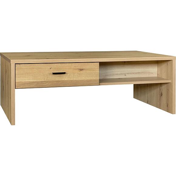 Стол журнальный «Сонос Сити» П8.0572.0.29, Материал: ЛДСП, Цвет: Дуб натуральный (Stol_zhyrnalnii_Sonos_P572-29_dyb_natyralnii-chernii-1.jpg) Стол журнальный «Сонос Сити» П8.0572.0.29, Материал: ЛДСП, Цвет: Дуб натуральный