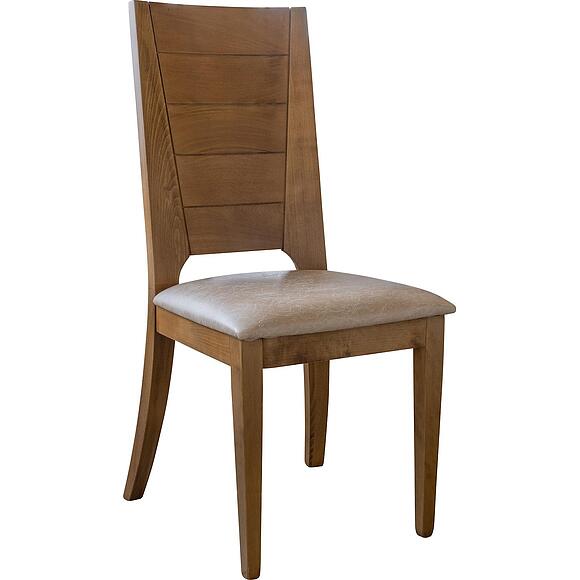 სკამი «დიონისი მ» პ5.0930.5.01, ადგილი: ნაჭერი, ფერი: მუხის რუსტიკალი, ტყავის ჯგუფი: 20 ჯგუფი