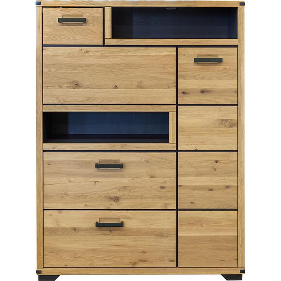 ტუმბო «გენუა» პ3.586.0.06, ადგილი: მასიური მუხა, ფერი: ნატურალური მუხა+ონტარიოს მუხა+ანტრაციტი