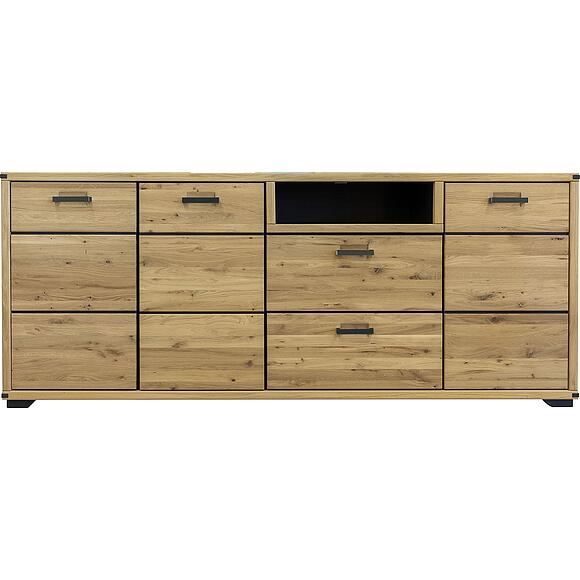 ტუმბო «გენუა» პ3.586.0.21, ადგილი: მასიური მუხა, ფერი: ნატურალური მუხა+ონტარიოს მუხა+ანტრაციტი