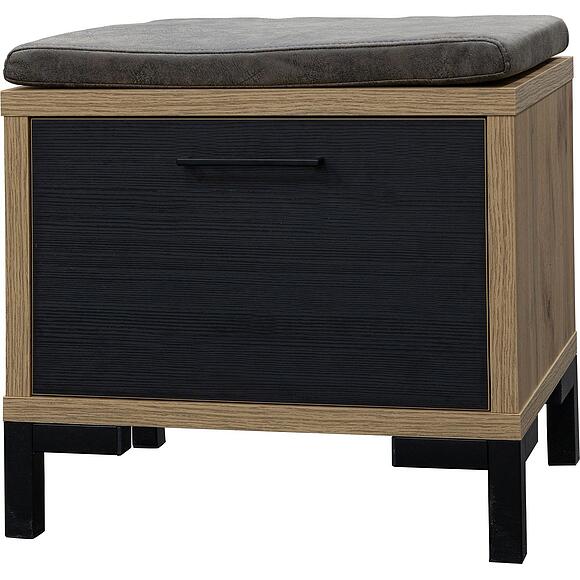 ტუმბო «ბლექვუდ ლოფტი» პ3.0556.3.33, ადგილი: ლდსპ, ფერი: მუხის ვოტანი + შავი