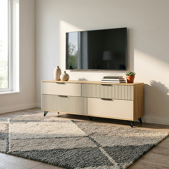 ტუმბო «როქსი» პ6.948.0.02, ადგილი: ლდსპ, ფერი: ნაცარი სოფტი + მუხა ნოქსი