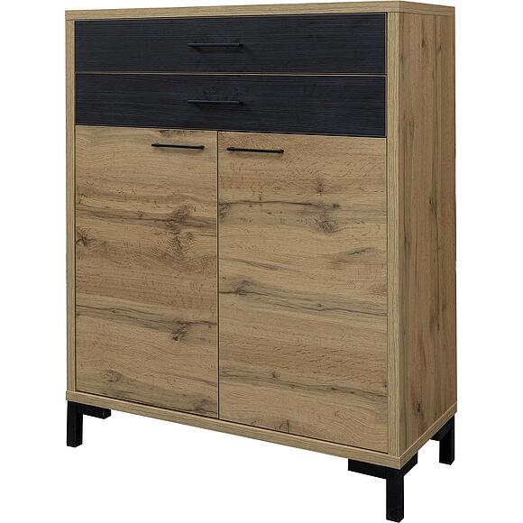 ფეხსაცმელების ტუმბო «ბლექვუდ ლოფტი» პ3.0556.3.35, ფერი: მუხის ვოტანი + შავი (Tumba-dlya-obuvi-P570-05-1.jpg) ფეხსაცმელების ტუმბო «ბლექვუდ ლოფტი» პ3.0556.3.35, ფერი: მუხის ვოტანი + შავი