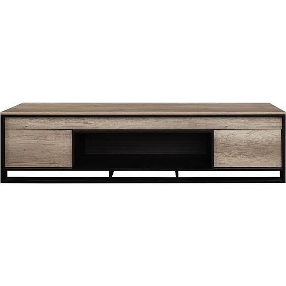 Тумба «Каньон Лофт» П3.0561.0.18/38, Материал: ЛДСП, Цвет: Дуб Каньон+чёрный