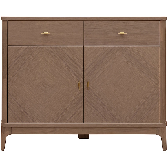 Тумба «Армани» П1.135.0.02, Материал: массив (сращенный мебельный щит) дуба, Цвет: Дуб Крафт светлый