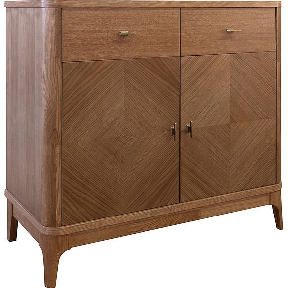 Тумба «Армани» П1.135.0.02, Материал: массив (сращенный мебельный щит) дуба, Цвет: Дуб альпийский