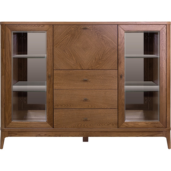 ტუმბო «არმანი» პ1.135.0.12, ადგილი: массив (сращенный мебельный щит) дуба, ფერი: ალპური მუხა