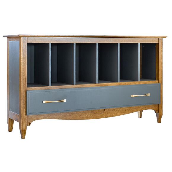 Тумба «Кармен Прованс» П3.0581.0.20, ადგილი: მასიური მუხა, ფერი: რუხი + მუხის რუსტიკალი