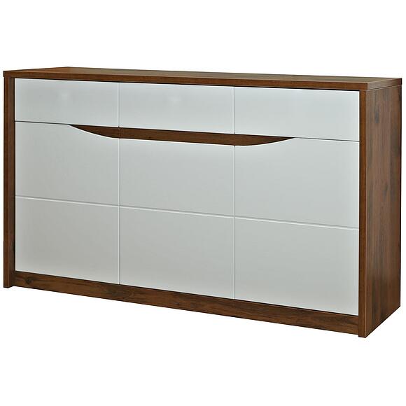 ტუმბო «მონაკო» პ6.528.0.03, ადგილი: მდფ+პვხ, ფერი: მუხა სატერი+თეთრი პრიალა