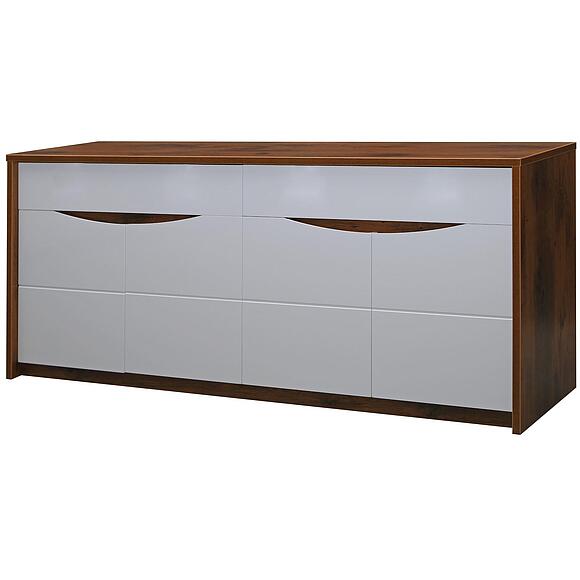 ტუმბო «მონაკო» პ510.11, ადგილი: ლდსპ, ფერი: მუხა სატერი+თეთრი პრიალა