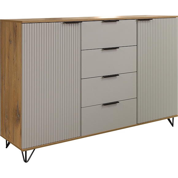 ტუმბო «როქსი» პ6.948.0.08, ადგილი: ლდსპ, ფერი: ნაცარი სოფტი + მუხა ნოქსი