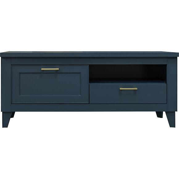 Тумба «Амадей» П6.635.0.02 (П635.02), Материал: Массив (дуб), Цвет: Королевский синий  (Tumba_TV_Amadei_P635-02_korelevskii_sinii_.jpg) Тумба «Амадей» П6.635.0.02 (П635.02), Материал: Массив (дуб), Цвет: Королевский синий