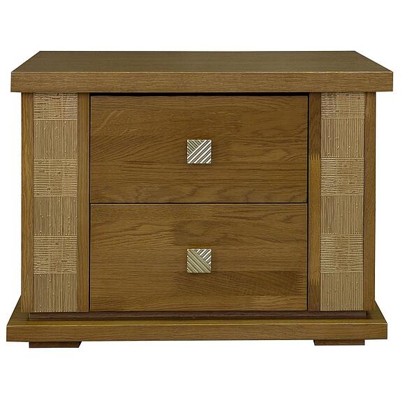 Тумба прикроватная «Тунис» П6.343.1.04 (П344.04), Материал: ДСП+шпон, Цвет: Медовый с золочением