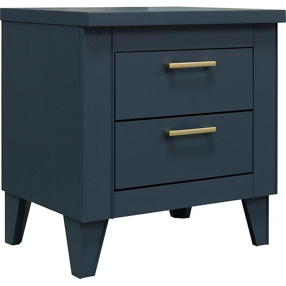 Тумба прикроватная «Амадей» П6.635.1.04, Материал: Массив (дуб), Цвет: Королевский синий 