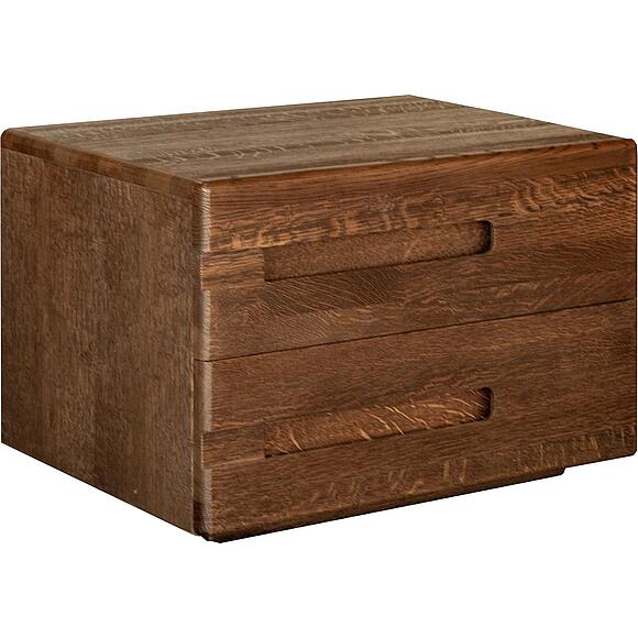 Тумба прикроватная «Хедмарк» БМ2.761.1.30/01(2212/2212-01), Материал: Массив (дуб), Цвет: Венге