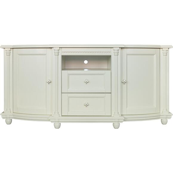 Тумба ТВ «Валенсия Д Классик» П3.0591.0.10, Материал: Массив (дуб), Цвет: Слоновая кость