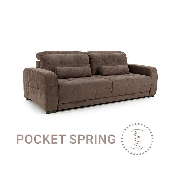 3-х местный диван «Уинстон» (3м), Материал: Ткань, Группа ткани: 19 группа, Механизм трансформации: с механизмом