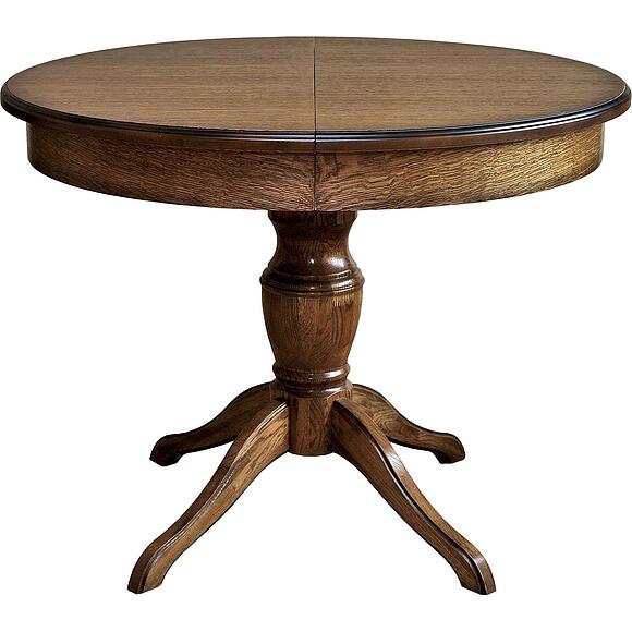 მაგიდა «ვერდი» პ4.487.4.03 (317.01), ადგილი: მასიური მუხა, ფერი: თამბაქო