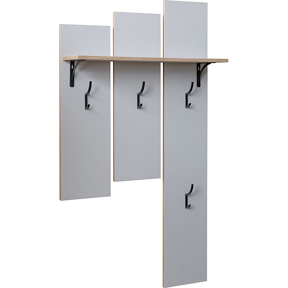 Вешалка «Акцент» П3.595.3.09, Материал: ЛДСП, Цвет: Персидский жемчуг + Дуб Мадуро