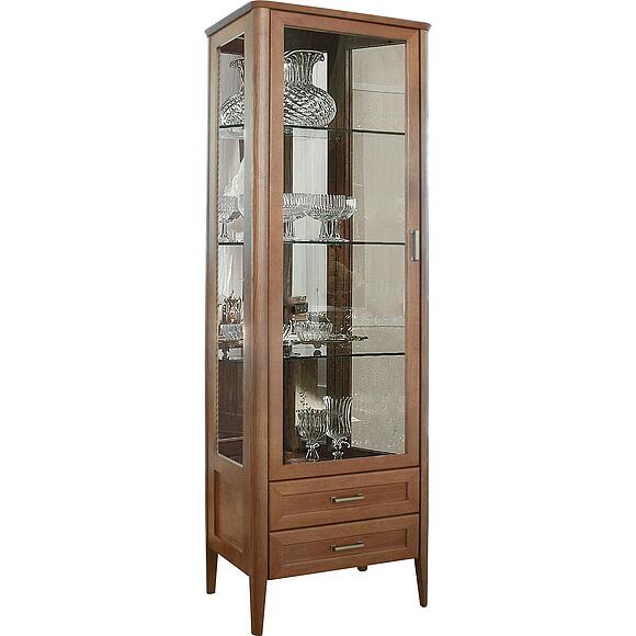 კარადა ვიტრინით «ვილორა» ბმ2.775.0.05(-01), ადგილი: დსპ+შპონი, ფერი: კონიაკი