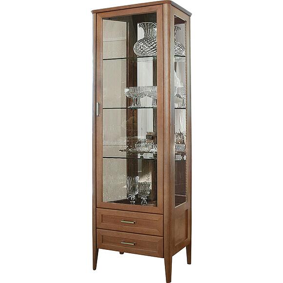 კარადა ვიტრინით «ვილორა» ბმ2.775.0.05(-01), ადგილი: დსპ+შპონი, ფერი: კონიაკი