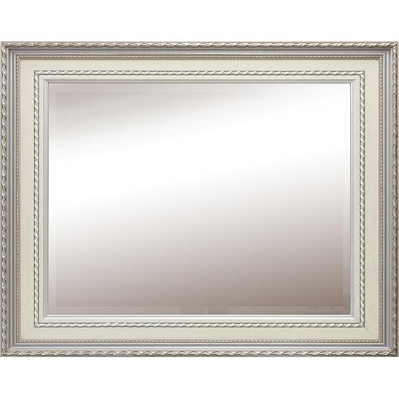 Зеркало «Валенсия Д Классик» П3.0591.0.12, Материал: Массив (дуб), Цвет: Слоновая кость с серебром