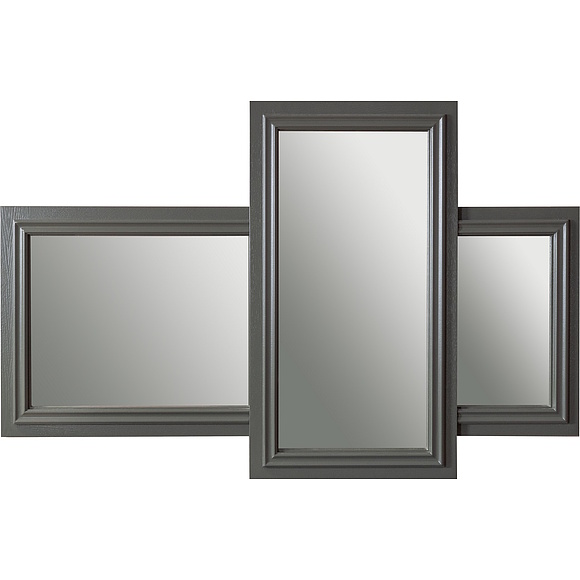 სარკე «დოლჩე» პ3.597.1.05, ფერი: ბაზალტი + მუხის რუსტიკალი