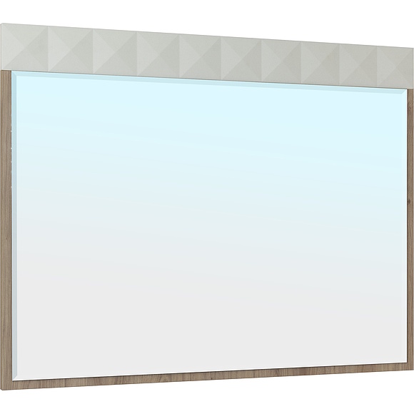 Зеркало «Тринити» П6.114.1.03, Материал: ЛДСП, Цвет: Ваниль + Гикори Кингстон