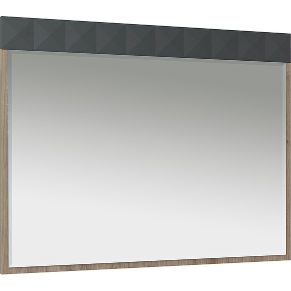 Зеркало «Тринити» П6.114.1.03, Материал: ЛДСП, Цвет: Антрацит + Гикори Кингстон