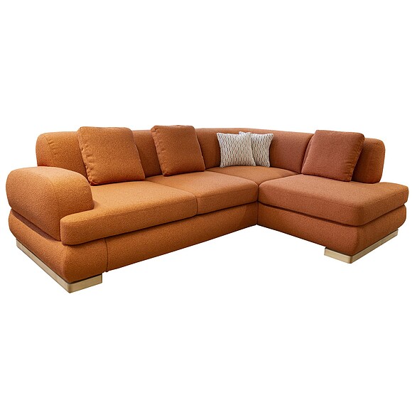 კუთხის დივანი "ალანი" (2მლ / რ90.4მრ / ლ), ადგილი: ნაჭერი, ტყავის ჯგუფი: 23 ჯგუფი