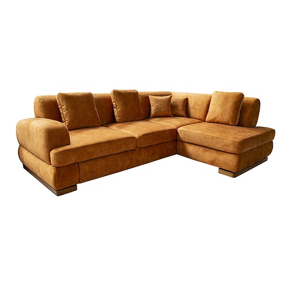 კუთხის დივანი "ალანი" (2მლ / რ90.4მრ / ლ), ადგილი: ნაჭერი, ტყავის ჯგუფი: 19 ჯგუფი